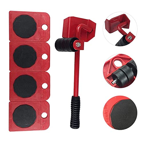 RIGJAK Furniture Lifter Mover Tool Set with Furniture Lifting ToolFurniture Mover Lifter Heavy Load Moving Wheels for Furniture Household Furniture Lifter and Rollers Set for Home Appliance - Image 2