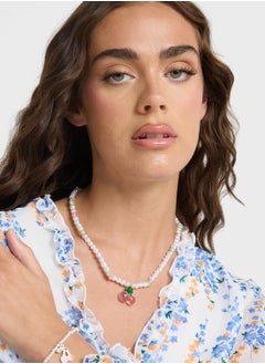 Ginger Pearl Pendant Necklace  - Image 4