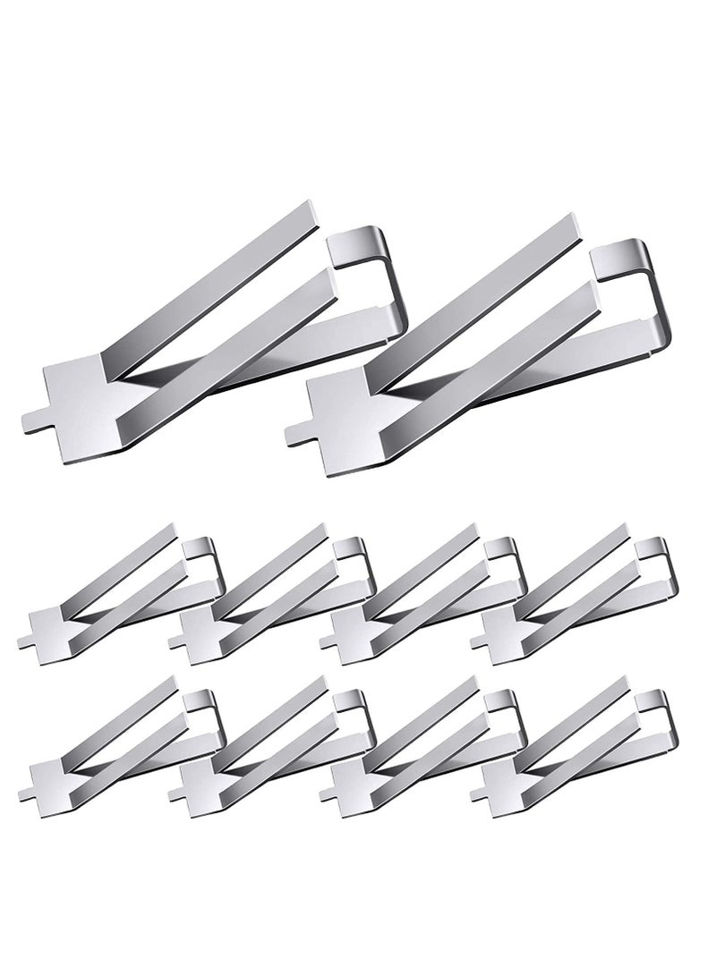 Excefore 10 Pack Ender 3 Glass Bed Clips Stainless Steel Glass Bed Spring Turn Clips Platform Clamps Stable for Creality Ender 3 Pro Ender 3S Ender 5 Pro CR-20 PRO CR-10S Pro 3D Printer  - Image 1