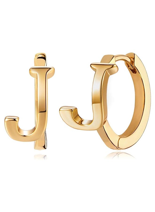 المرأة Huggie أقراط الذهب هوب النائم 14K الذهب شغل صغيرة بسيطة اليدوية هيبوالرجينيك مجوهرات يومية - Image 1