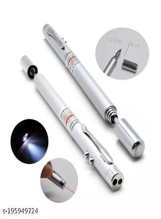 Royals 5In1 Multipurpose Antenna Pen with Torch, Laser, Pointer, Magnet, and Pen Multipurpose Laser Pointer Pen Presentation Pointer - Image 4