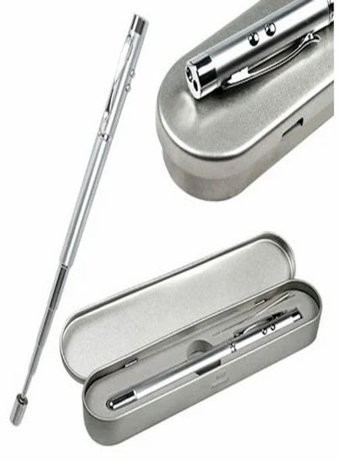 Royals 5In1 Multipurpose Antenna Pen with Torch, Laser, Pointer, Magnet, and Pen Multipurpose Laser Pointer Pen Presentation Pointer - Image 3