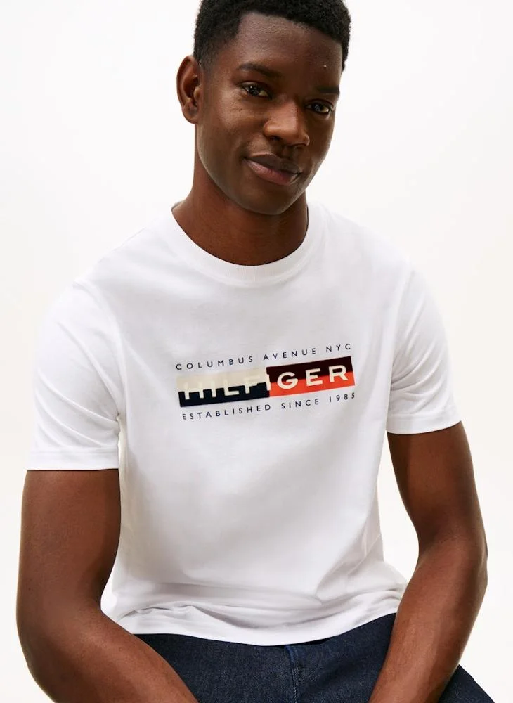 TOMMY HILFIGER Graphic Crew Neck T-Shirt