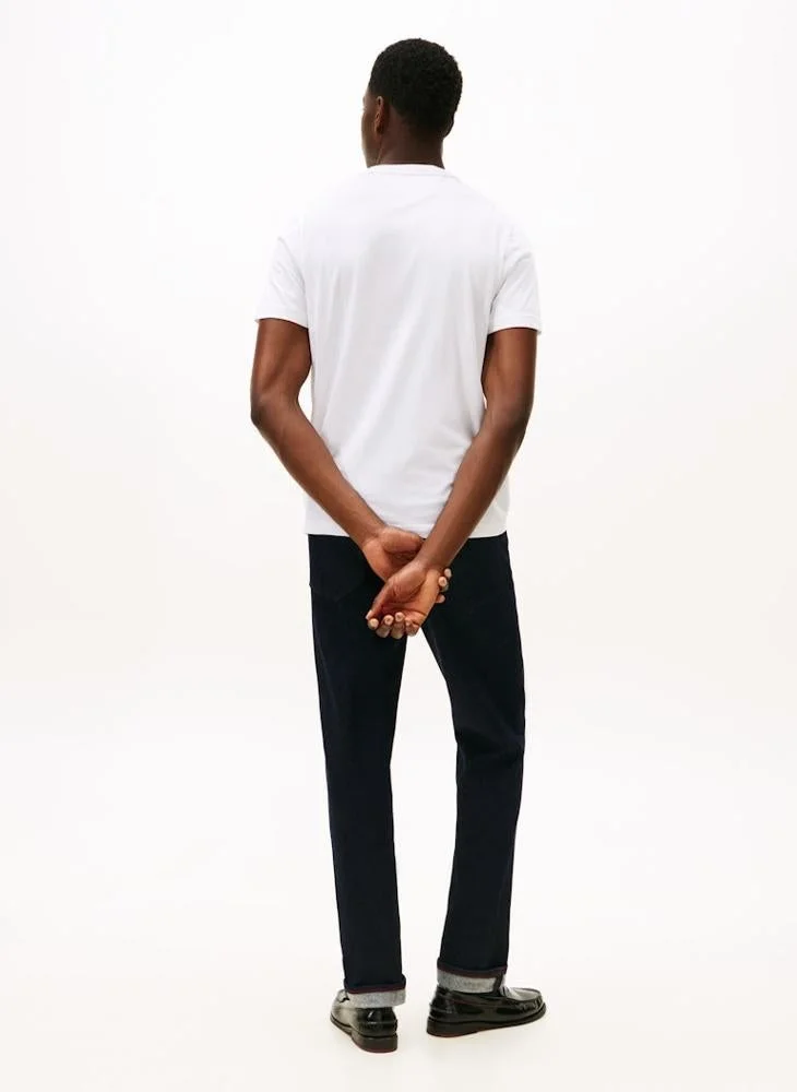 تومي هيلفيغر تيشيرت بياقة دائرية برسومات