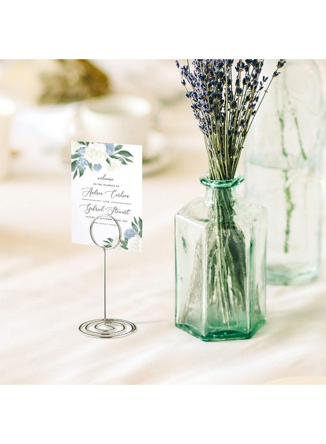 cyrico cyrico 40 Pcs Table Number Place Card Holder, 3.3 Inch Picture Holders for Tables Name Cards Photo Menu Memo Clips Sign, Ideal Table Number Stands for Wedding, Birthday Anniversary Party, Restaurant  - Image 4