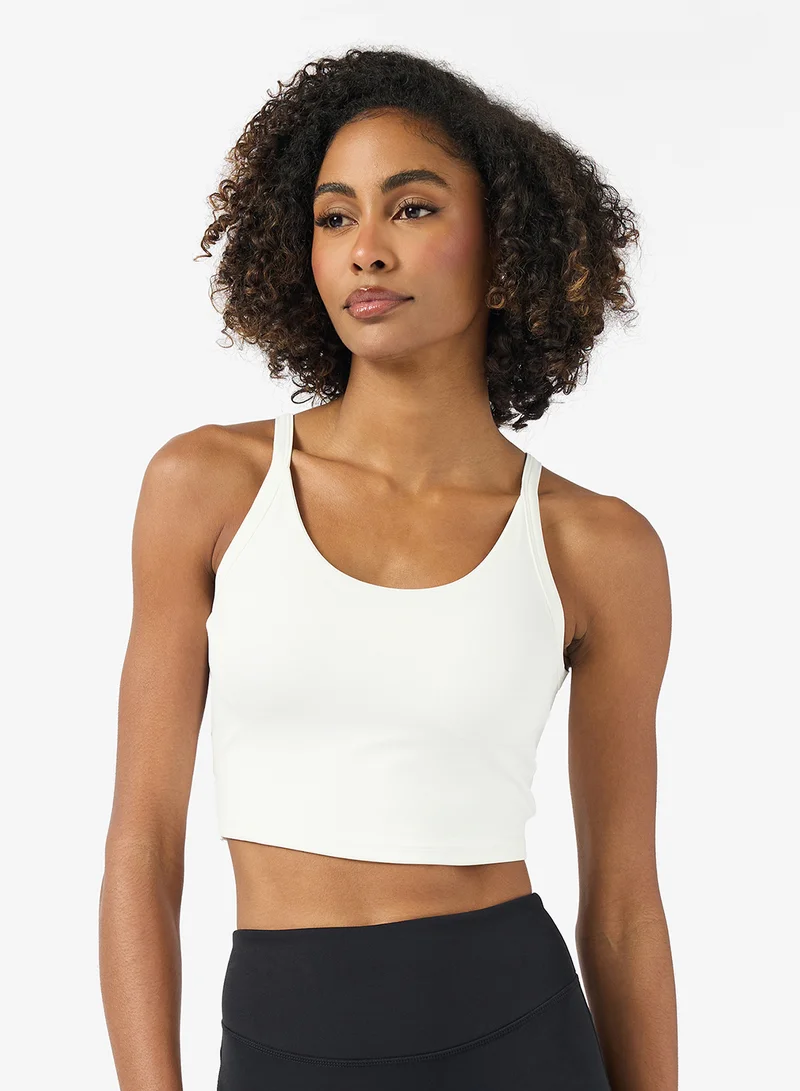 High Support Sports Bra with Back Cutout