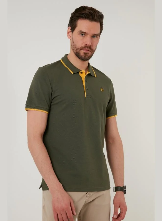 Buratti  Buratti 100% Cotton Buttoned Regular Fit Polo Collar T Shirt Men's POLO COLLAR T SHIRT 5902118 for Men | Best Price UAE