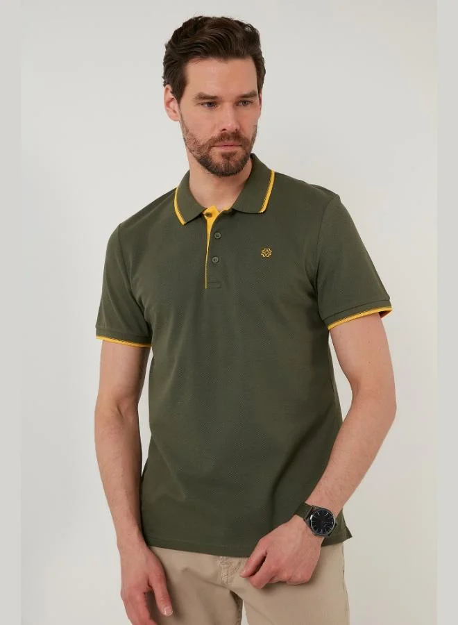 Buratti  Buratti 100% Cotton Buttoned Regular Fit Polo Collar T Shirt Men's POLO COLLAR T SHIRT 5902118 for Men | Best Price UAE