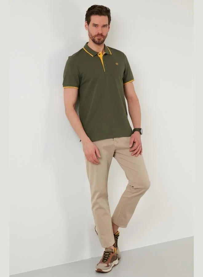 Buratti  Buratti 100% Cotton Buttoned Regular Fit Polo Collar T Shirt Men's POLO COLLAR T SHIRT 5902118 for Men | Best Price UAE