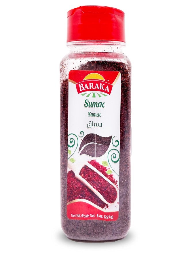 Baraka Jordanian Sumac Spice Powder | Authentic Middle Eastern Citrus Herb Seasoning for Cooking Mediterranean Cuisine, No Additives, No Preservatives, No Salt, No MSG (Pack of 1) 8 oz - Image 1