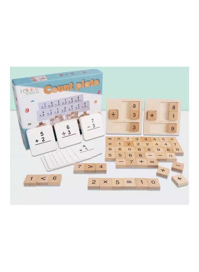 NIBEMINENT Wooden Counting Plate Set - Image 3