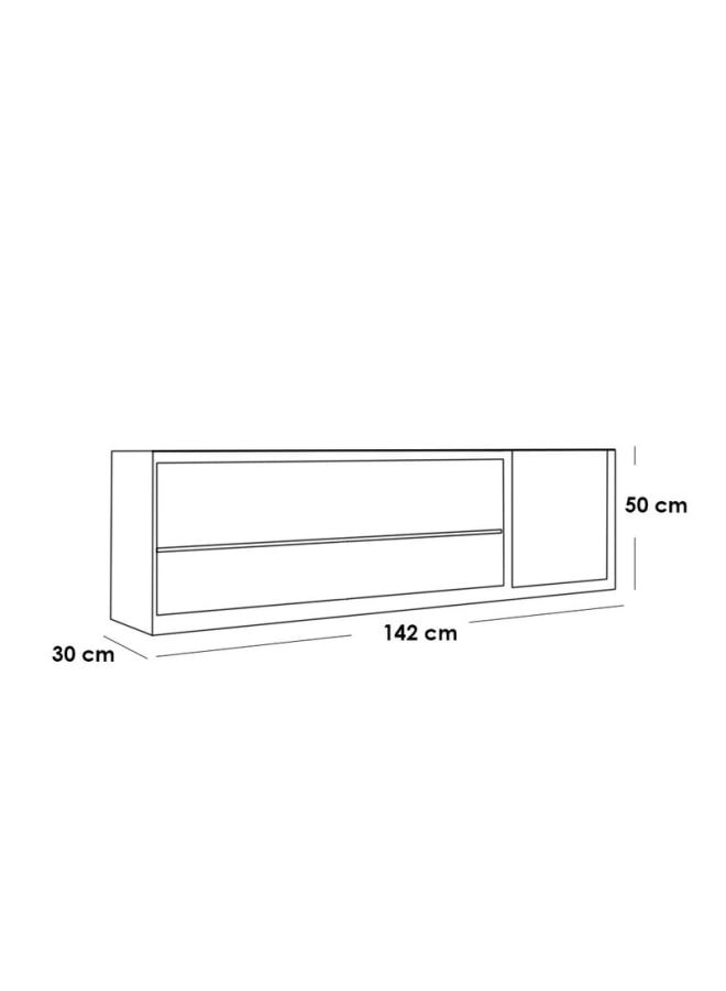 Retro RA-U47-1 TV Table 142 x 50 x 30 cm - Brown - Image 3