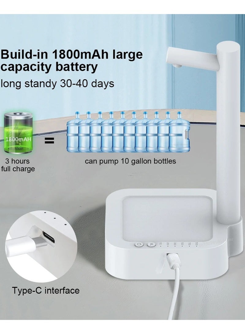 Automatic Water Pump Dispenser Electrical Water Bottle Pump Desktop Portable Water Pump Drink Pump Dispenser  - Image 1