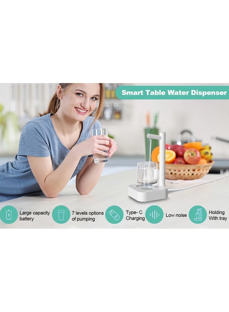 Automatic Water Pump Dispenser Electrical Water Bottle Pump Desktop Portable Water Pump Drink Pump Dispenser  - Image 2