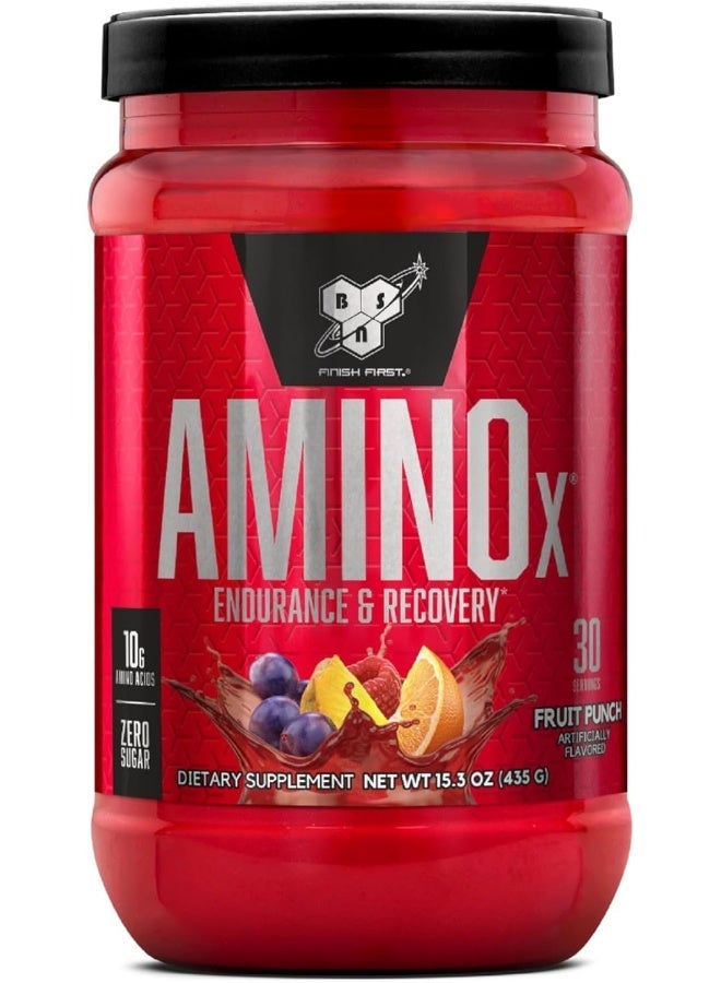 BSN مسحوق الطاقة الأمينية للقدرة على التحمل والتعافي، والأحماض الأمينية الفوارة الفورية، مكمل غذائي - عصير الفاكهة، 435 جرام، 30 وجبة - Image 1
