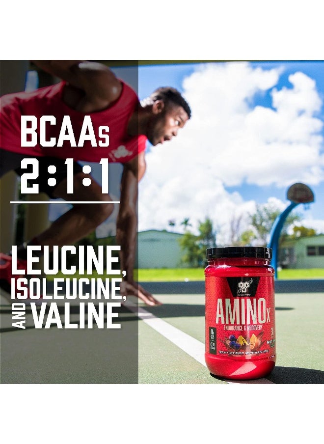 BSN - Amino Energy Powder for Endurance and Recovery, Effervesent Instantized Amino Acids, Dietary Supplement - Fruit Punch, 435 Grams, 30 Servings - Image 1