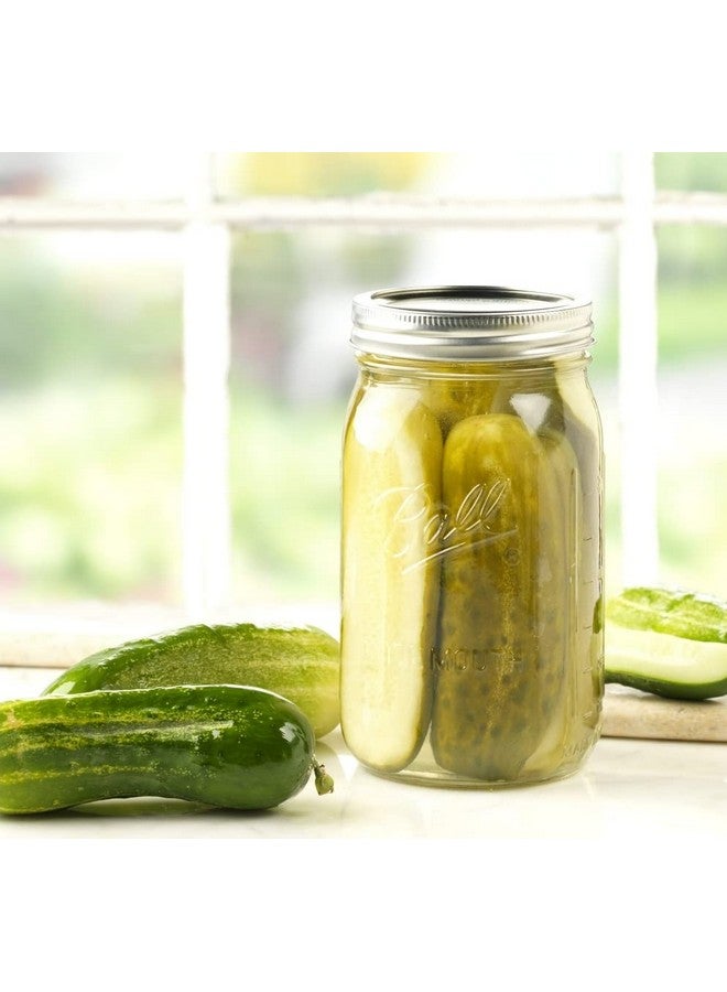 Ball Quart (32oz) Jar with Silver Lid, Wide Mouth, 1 Jar - Image 3