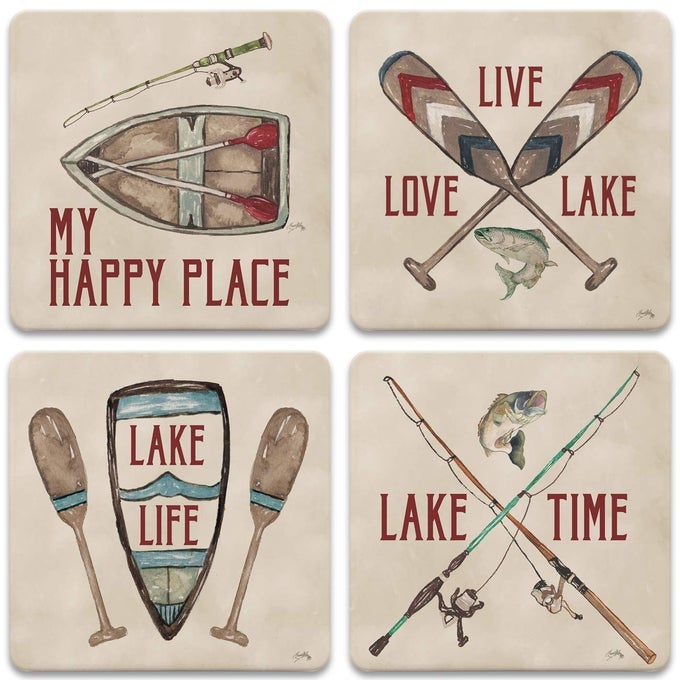 Drink Coasters 425 Happy Lake
