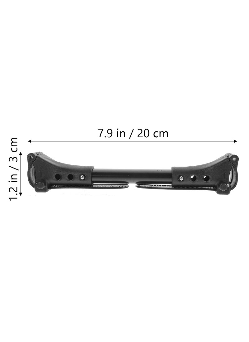 Toyvian Toyvian Cart Connector Universal Stroller Car Stroller Car Acessories 3pcs Stroller Pushchair Connector Twin Stroller Connection Accessories Connector for Baby Stroller Aluminum Tube Black  - Image 3