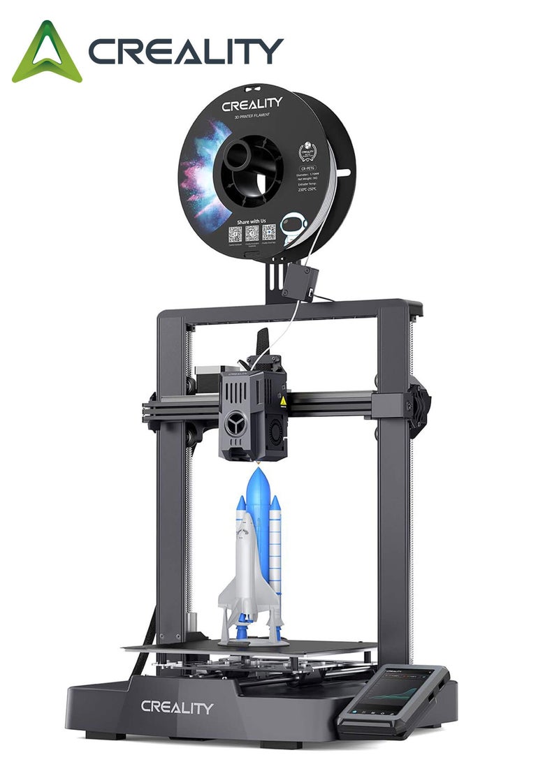 Creality 3D Upgraded, 500mm/s Max High-Speed with Sprite Direct Extruder Supports 300℃ Printing, Auto Leveling 3D Printer for Kids and Beginners, Larger Print Size 250x220x220mm Ender-3 V3 KE - Image 1