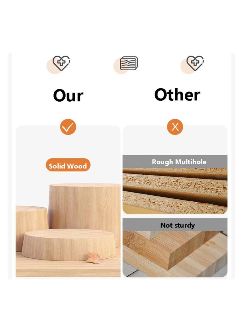 XICEN Patio Coffee Tables ,Mini Round Side Table,Retro pattern Round End Tables for Couch ,Patio,Living Room,Balcony(L40*H46cm) - Image 5