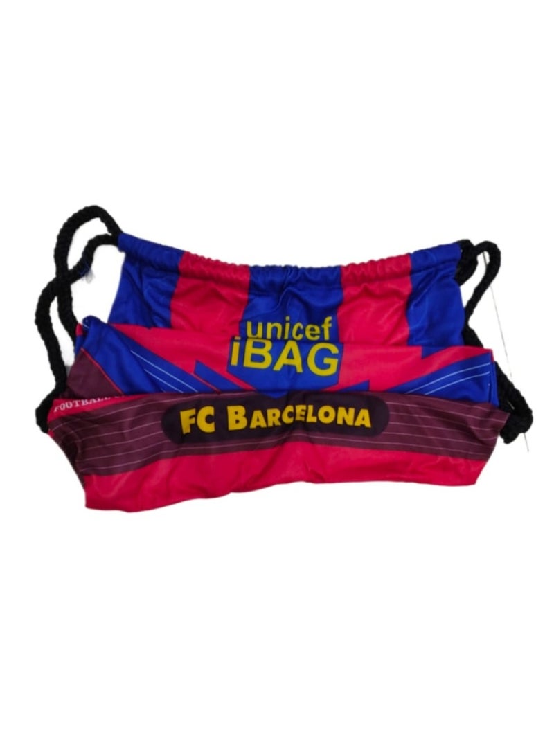 اف سي برشلونة حقيبة رياضية برباط برشلونة – حقيبة ملونة لعشاق النادي - Image 2