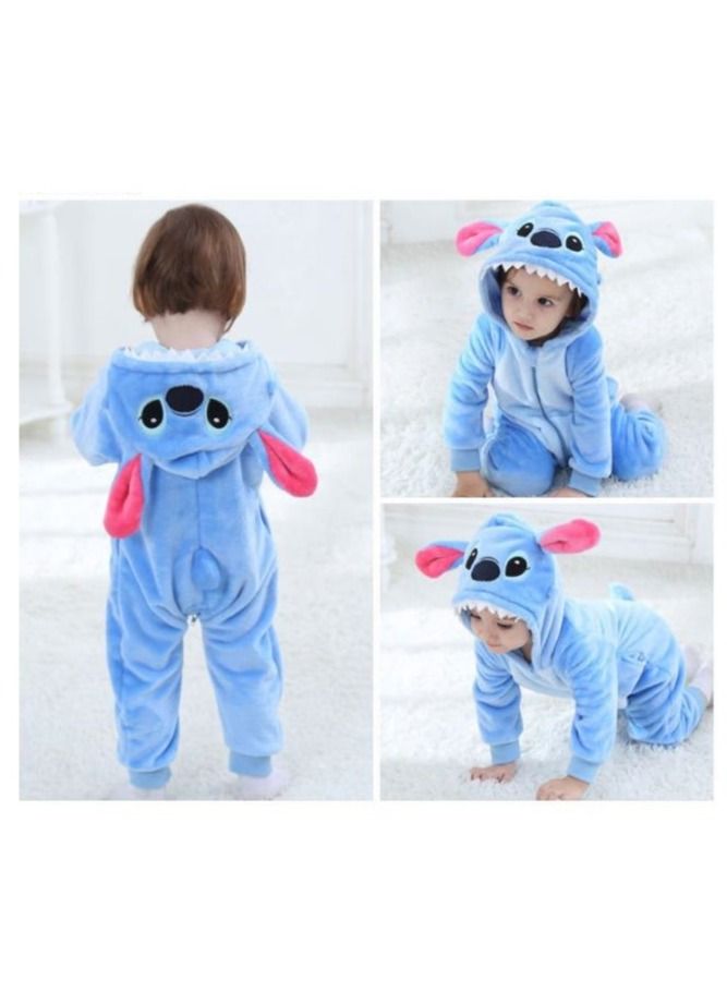 Y&D 1-Piece Children's Bluestar Onesie Party Costume - Image 2