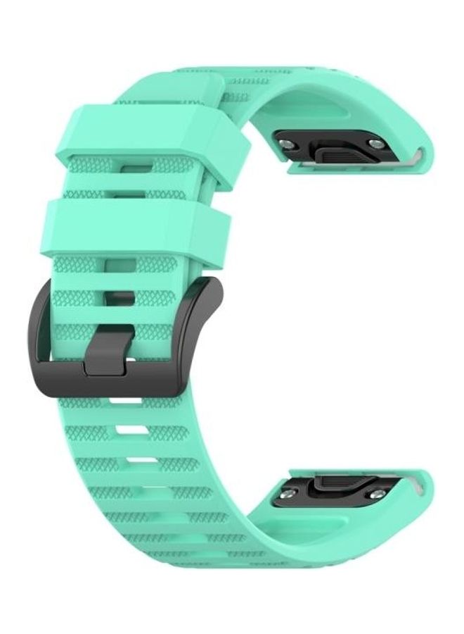 BGM Quick Release Replacement Band For Garmin Fenix 6 Smartwatch With 2 Knife Tools Lake Blue - Image 2