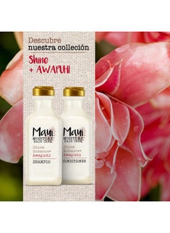 MAUI MOISTURE Shine + Awapuhi Moisturizing Vegan Conditioner with Oils for Shiny Hair Silicone & SulfateFree Surfactant Aloe Conditioner to Hydrate Detangle Hair, Coconut, 13 Fl Oz  - Image 3