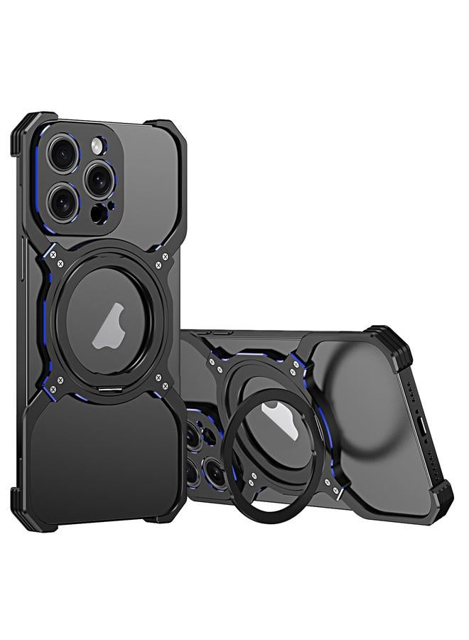 اس-توب جراب هاتف معدني بدون حواف مزود بذراع ميكانيكية لهاتف iPhone 13 Pro Max - Image 1