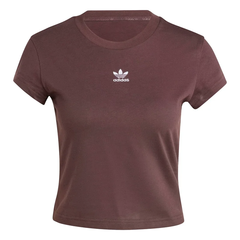 Adidas ESS SLIM TEE Brown Originals Women T-SHIRTS