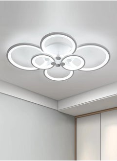 Comely Ceiling Light Led Modern Design Circle Rings Cold White Ceiling Lamp for Living Room Bedroom  - Image 1