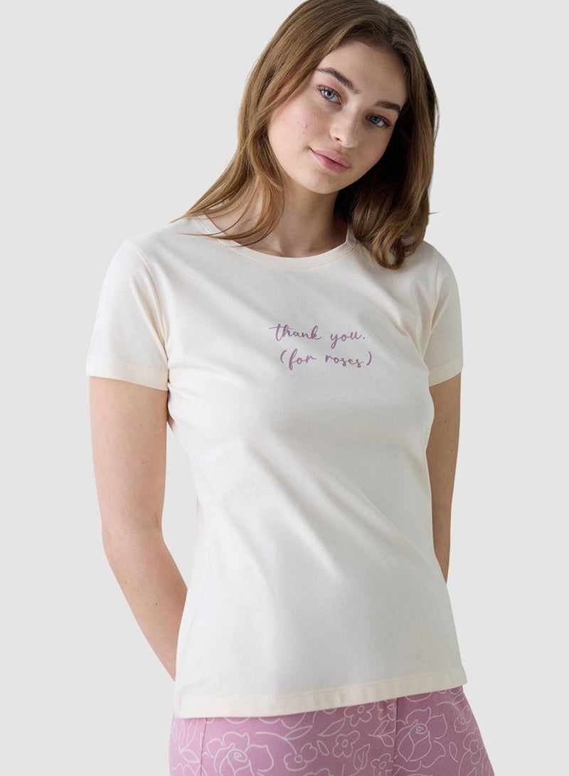 Penti Roses Capri Cotton Pyjama Set - Image 3