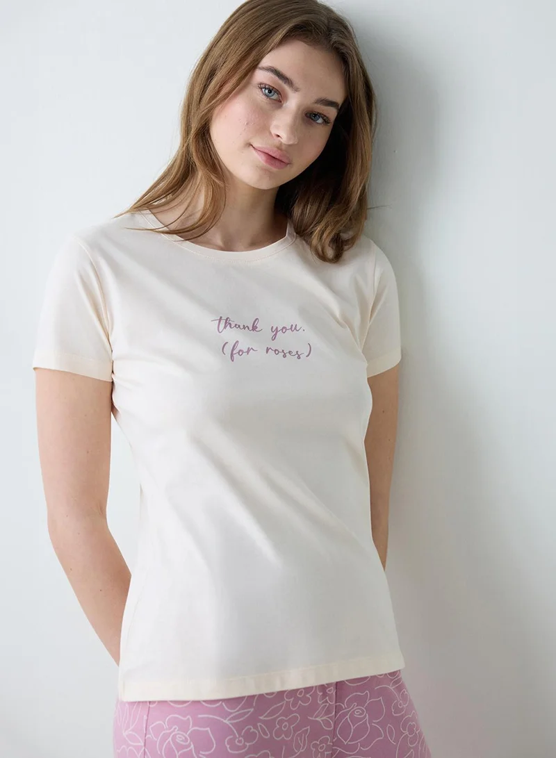 Penti Roses Capri Cotton Pyjama Set