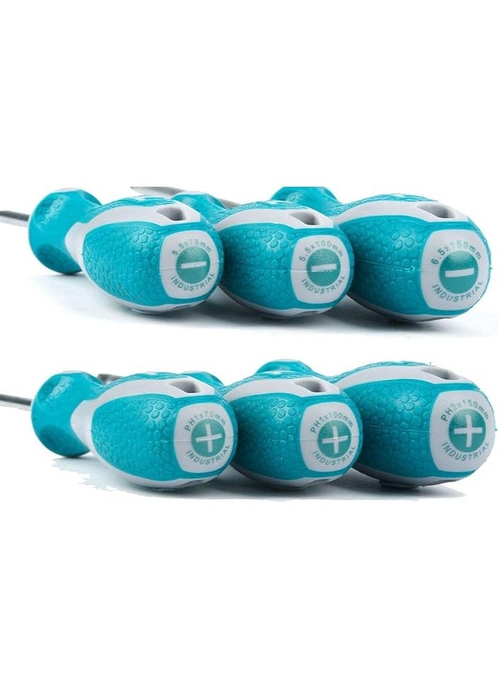 توتال مفكات براغي 6 قطع من توتال - Image 2