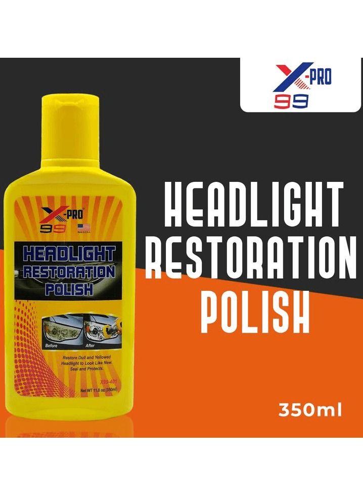 إكس برو X-PRO ملمع لترميم المصابيح الأمامية 350 مل X99-401 - Image 1