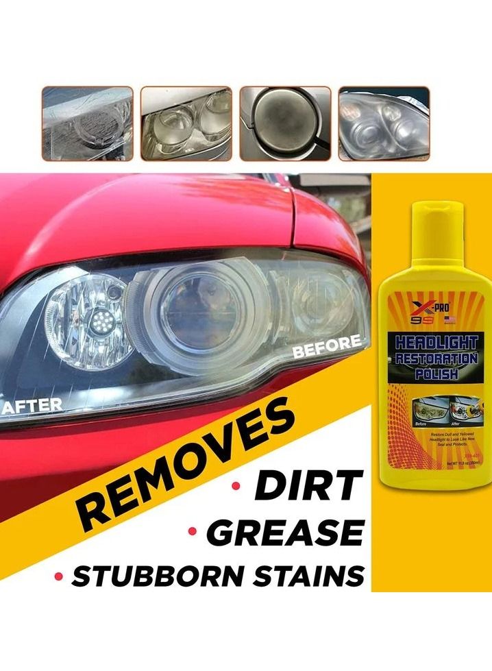 إكس برو X-PRO ملمع لترميم المصابيح الأمامية 350 مل X99-401 - Image 5