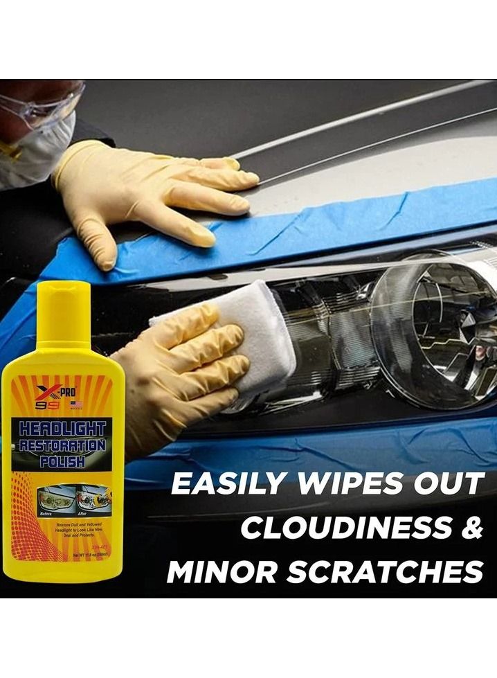 إكس برو X-PRO ملمع لترميم المصابيح الأمامية 350 مل X99-401 - Image 4