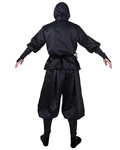 Cosplay.fm Men's Black Ninja Suit Ninja Cosplay Costume for Adult Halloween (L) - Image 3