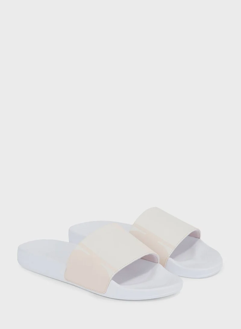 Calvin Klein Jeans Logo Detailed Slides