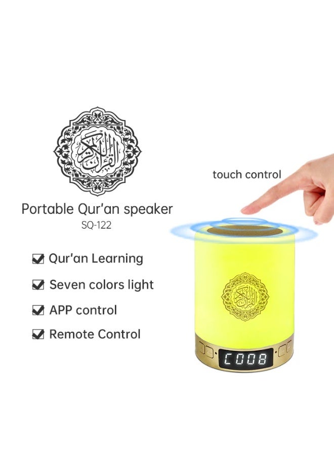 Equantu SQ-122 Bluetooth Quran Speaker Muslim Quran Reciter Support MP3 FM 8GB TF Card Radio Quran Speakers With Remote Control 14 Languages 5.0 - Image 5