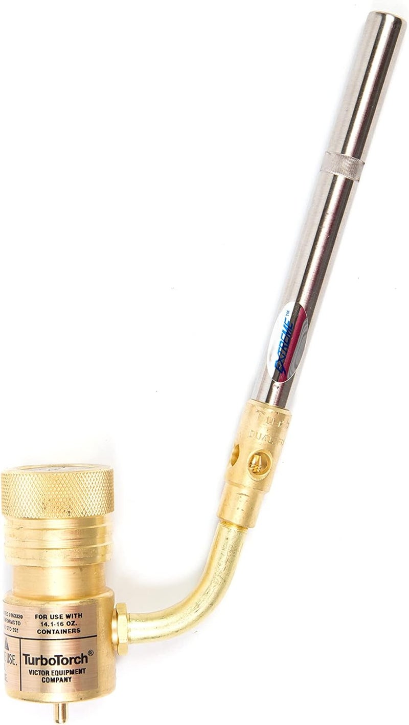 ESAB TURBOTORCH 0386-0403 STK-9 Hand Torch Kit for Soft Soldering and Brazing Copper, Brass, Steel, Bronze, Aluminum, Propane/Mapp Pro, Extreme Swirl Technology, 360 Degree, STK-R Regulator, ST-3 Tip - Image 3