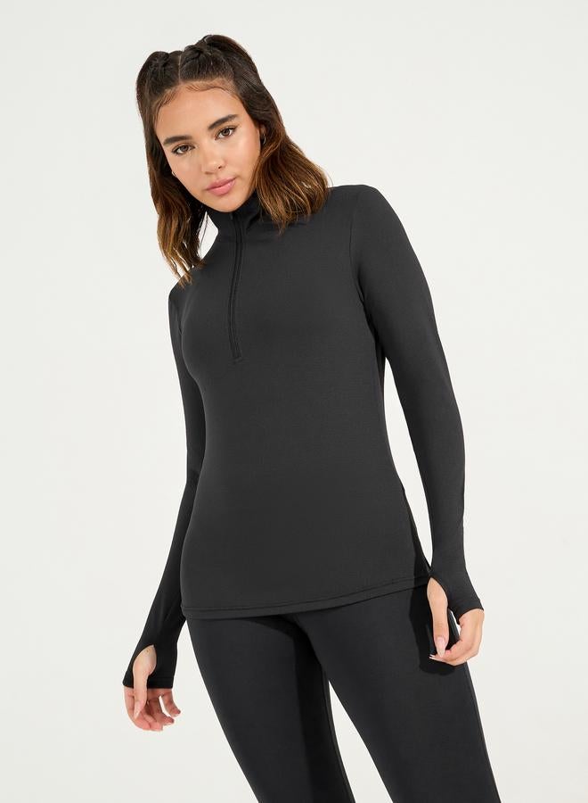 ستايلي اكتيف مجموعة من 3 - ليقنز مع صدرية رياضية وبلوزة سادة - Image 5