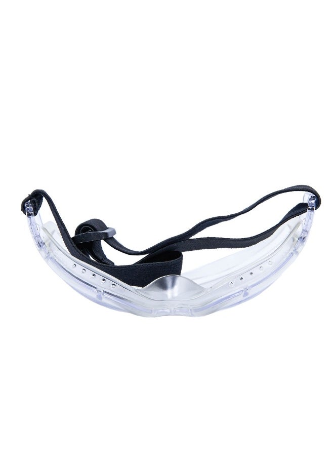 SG71042 Safety Goggles with Clear Lens | Safety Glasses for Multipurpose Use for Pollution, Dust, Riding & Construction Work | Scratch & Impact Resistant | PACK OF 1