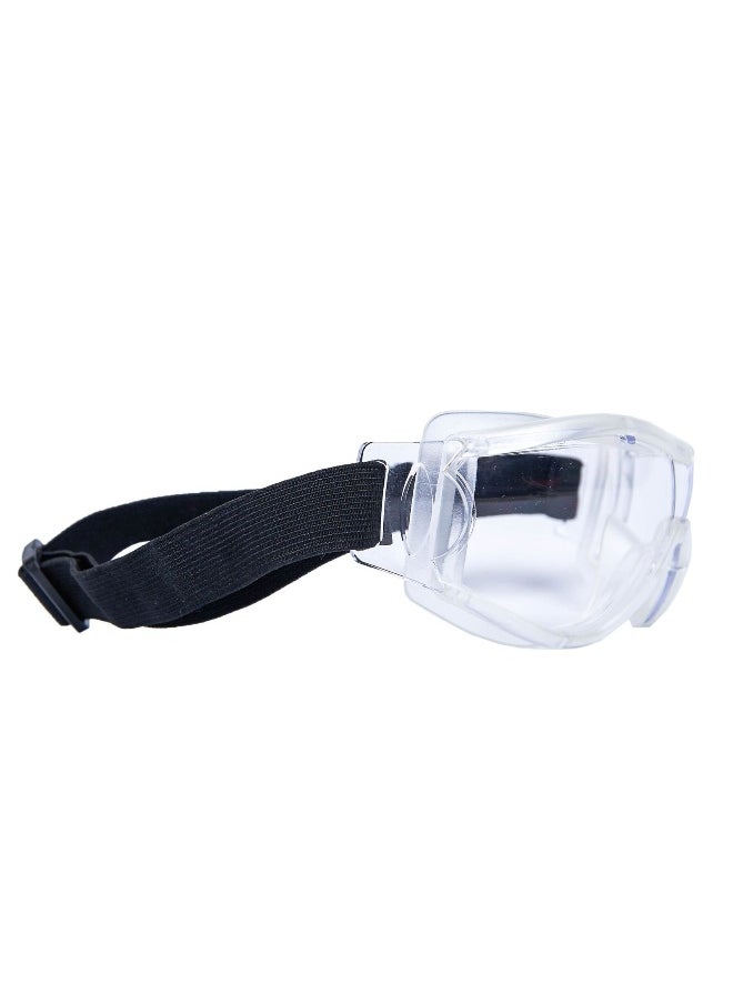 SG71042 Safety Goggles with Clear Lens | Safety Glasses for Multipurpose Use for Pollution, Dust, Riding & Construction Work | Scratch & Impact Resistant | PACK OF 1