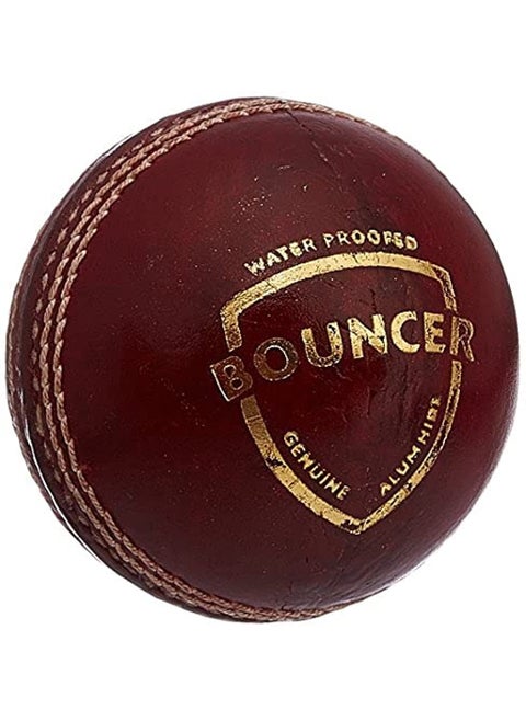 Bouncer Cricket Balls | Water Proofed Leather Ball | Suitable for Practice Game | Tournament Game | Top Quality Cork
