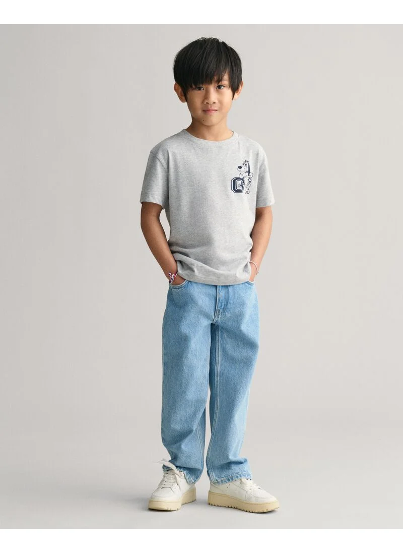 GANT Gant Kids G Dog Print T-Shirt