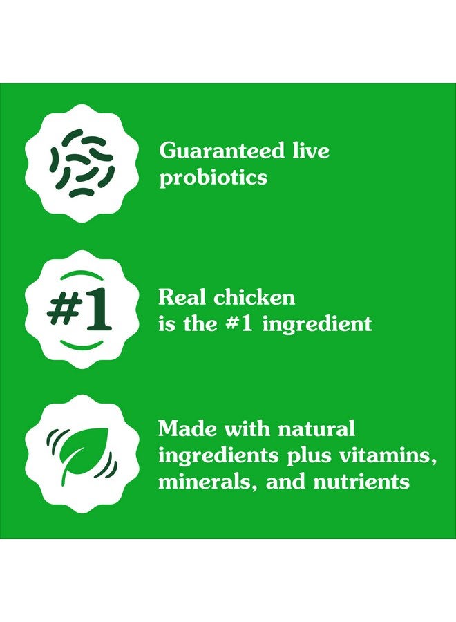 جرينيز طعام جاف للكلاب البالغة عالي البروتين من Greenies Smart Essentials، وصفة الدجاج والأرز الحقيقية، كيس 6 رطل - Image 4