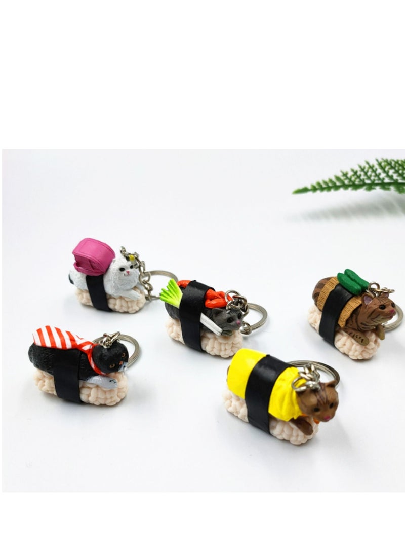 SYOSI Cat Keychain Gift for Women, KASTWAVE Cat Keyring Cute Funny Mini Pendent Jewelry Present for Girlfriend, Friend, Mom, Grandma, Birthday Party Well for Cellphone, Handbag, Purse  - Image 3