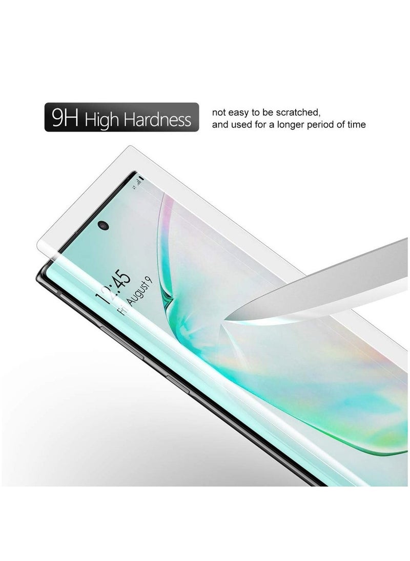 Raxoom Curved Full Tempered Glass Screen Protector 0.25mm for Samsung Galaxy Note 10 - Black - Image 5
